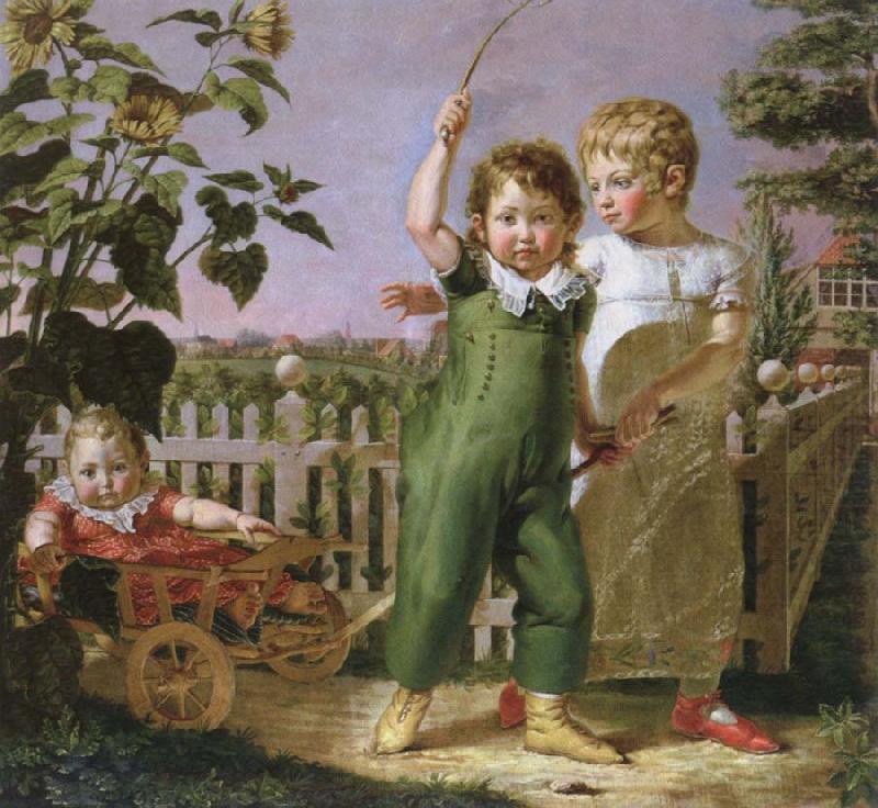 Philipp Otto Runge the hulsenbeck children oil painting picture